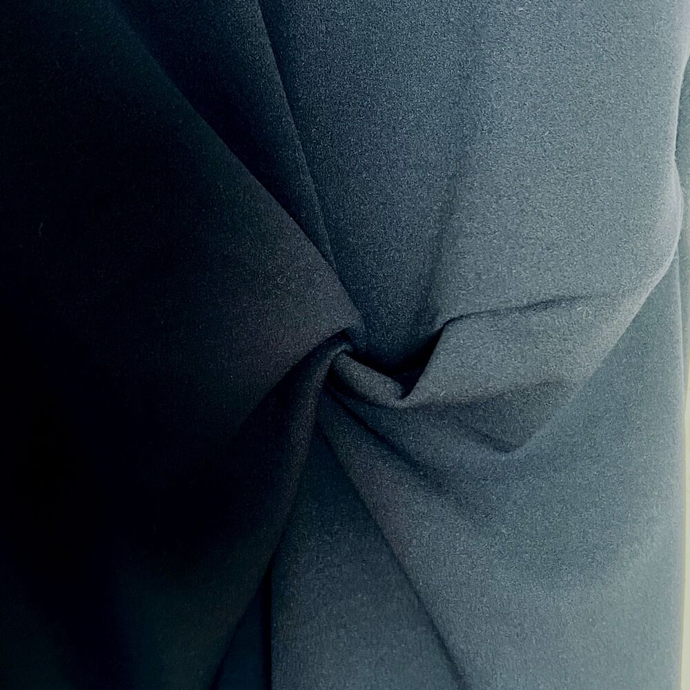 Banana Republic Dress XL Tall Blue Twist Front Sheath - Picture 3 of 9
